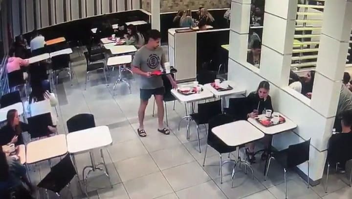 El video de los rugbiers comiendo después del crimen