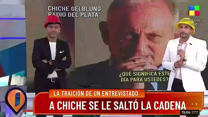 El fuerte cruce de Chiche Gelblung con un entrevistado en la radio