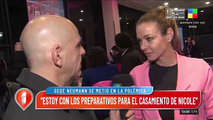 Gege Neumann habló sobre el complejo momento que atraviesa Nicol con su hija Indiana