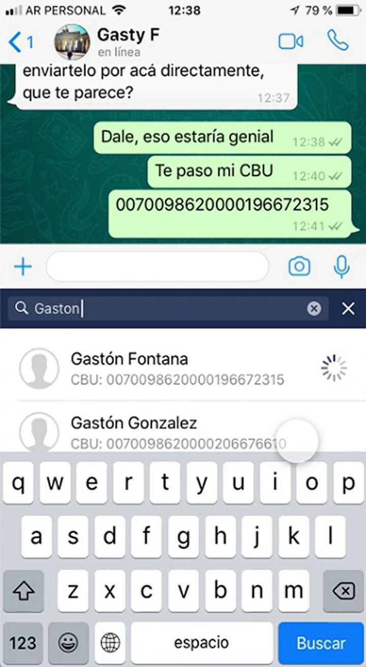 Cómo hacer transferencias bancarias por Whatsapp