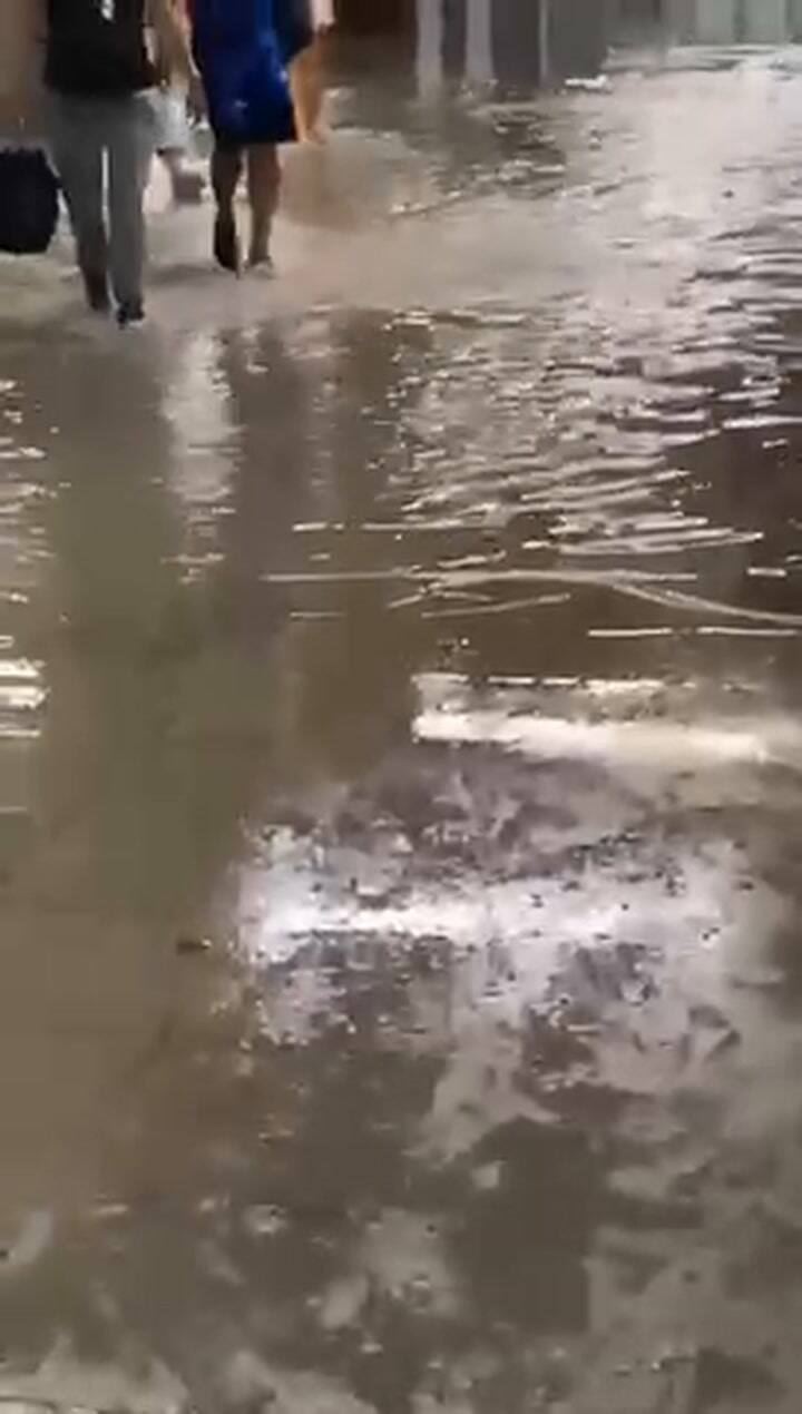 Inundación subte c constitución 1