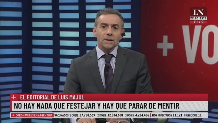 No hay nada que festejar y hay que parar de mentir. El editorial de Luis Majul.