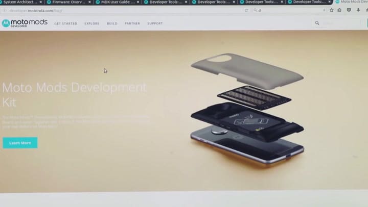 Cómo es el kit de desarrollo de los Moto Mods