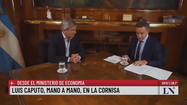 Luis Caputo Hoy Hay Muchos Militando Corridas