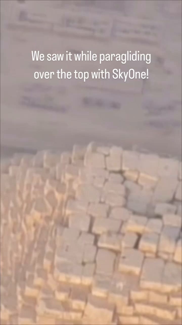 Las imágenes que muestran al animal en la pirámide se viralizaron