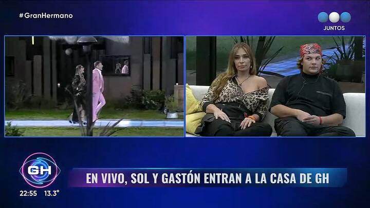 Asi fue el ingreso de Gaston Trezeguet y Sol Perez a Gran Hermano