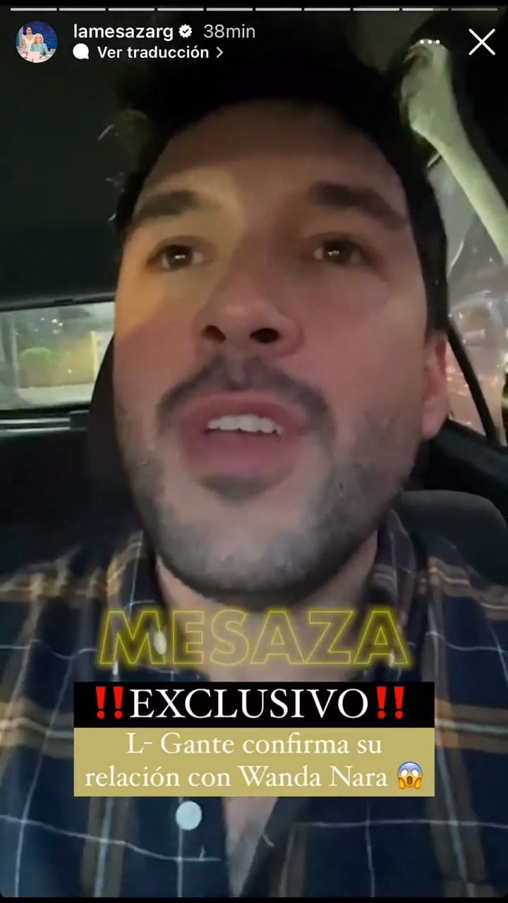 L-Gante habría confirmado su relación con Wanda Nara en la mesa de Mirtha Legrand