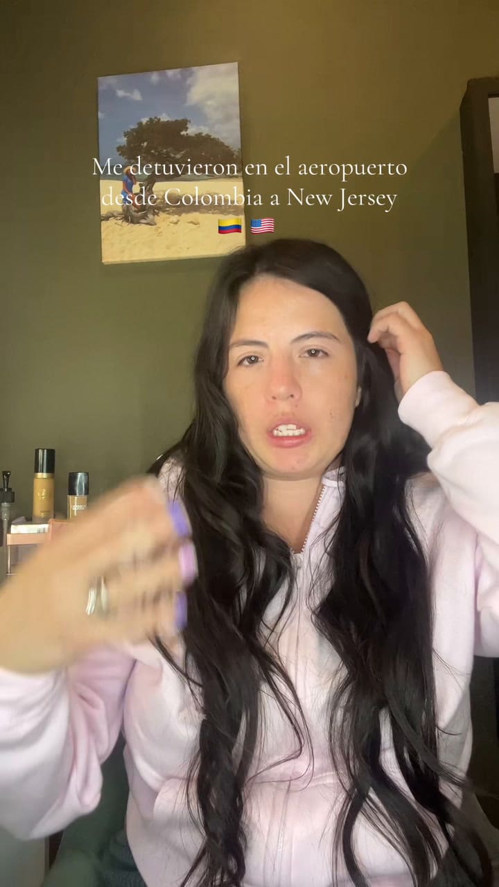 La detuvieron cuando iba de Colombia a Nueva Jersey y esto pasó con su maleta