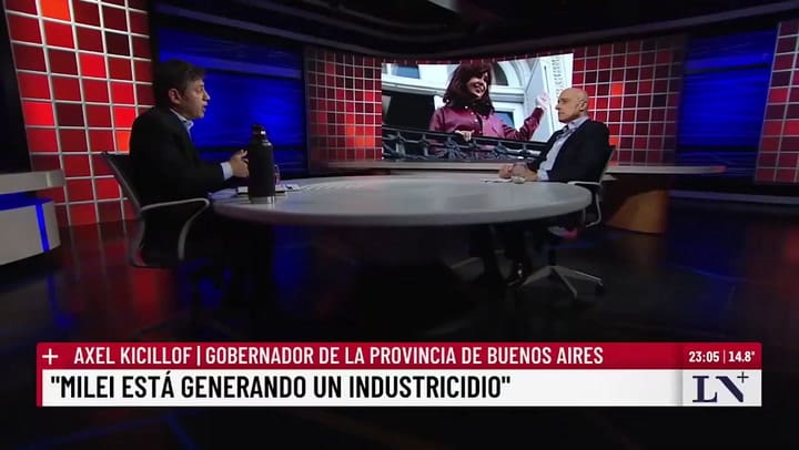 "Voy a ir a ver a Cristina Kirchner": Kicillof dijo que irá a visitar a la expresidenta y habló sobre un eventual indulto