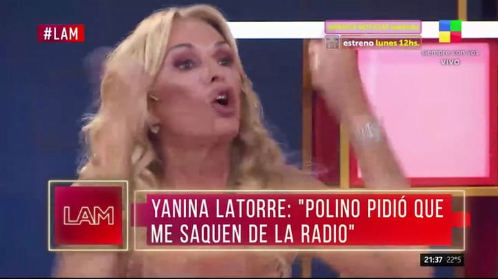 El enojo de Yanina Latorre con Marcelo Polino