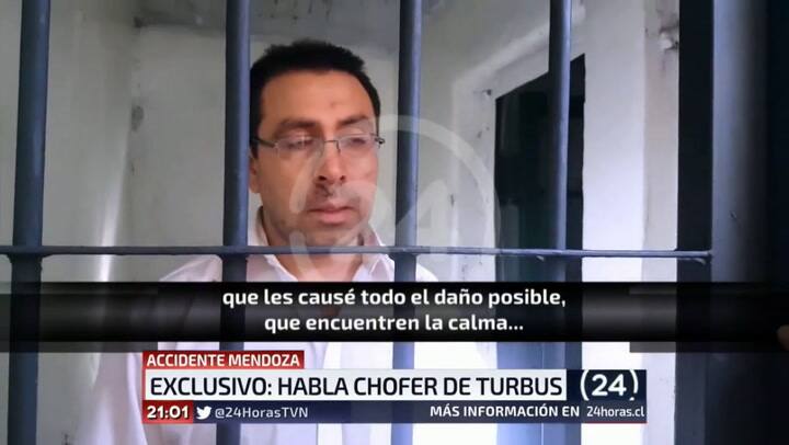 Habló el conductor del micro que se accidentó en Mendoza: 'Pido disculpas, no fue intencional' - Fue