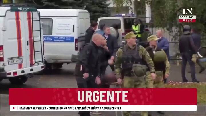 Tiroteo en una escuela de Rusia: varios niños muertosi