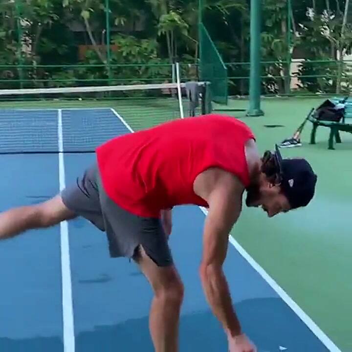 Pico Monaco jugó al tenis con Paulo Dybala - Fuente: Instagram