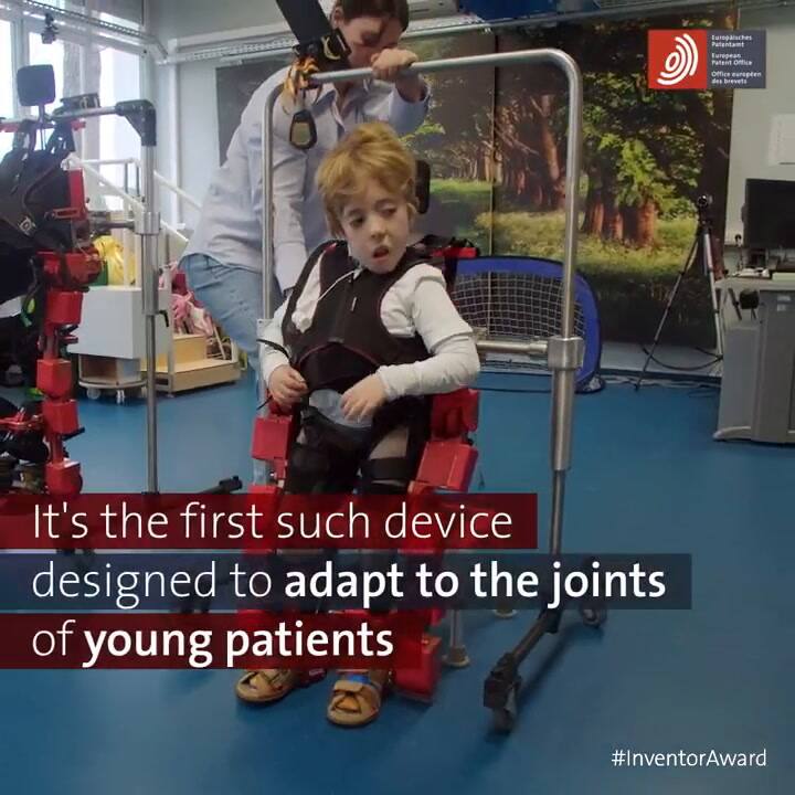 Presentan el primer exoesqueleto robótico adaptable del mundo para niños