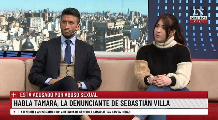 Tamara, la denunciante de Sebastián Villa habló con Novaresio en LN+