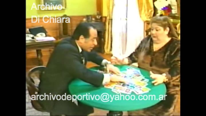 Blanca Curi con Jorge Guinzburg en 1996