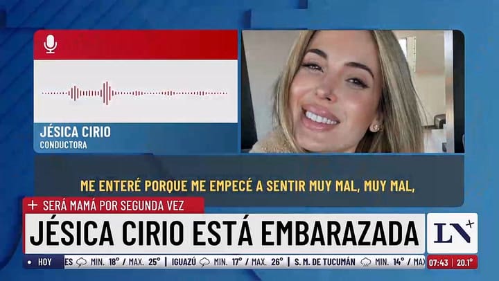 La palabra de Jesica Cirio tras la confirmación de su embarazo