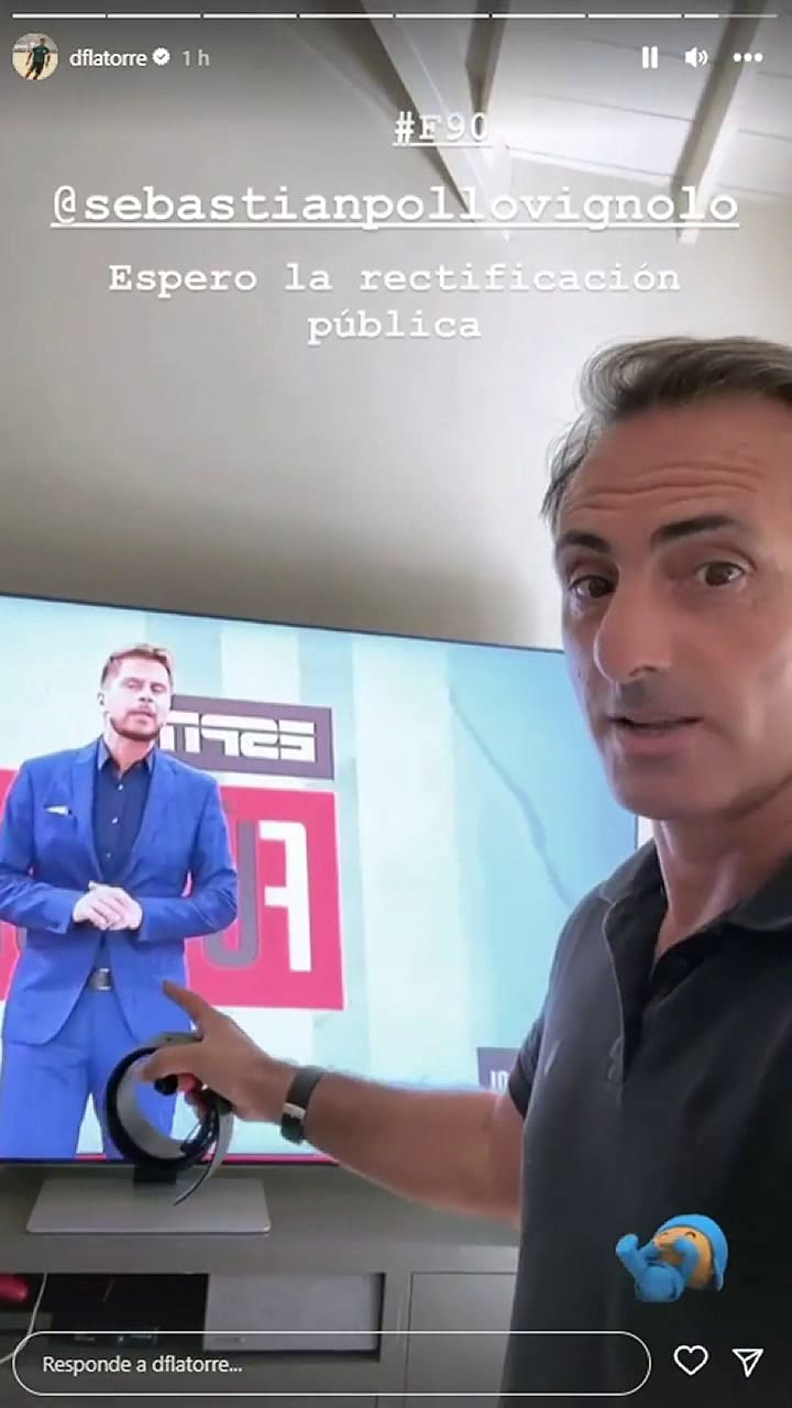 Vignolo chicaneó a Latorre al aire y Gambeta le respondió por Instagram