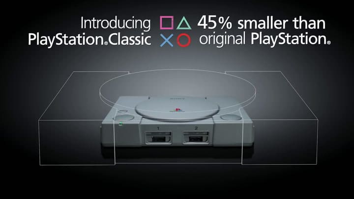 Así es la PlayStation Classic - Fuente: Sony Interactive Entertainment