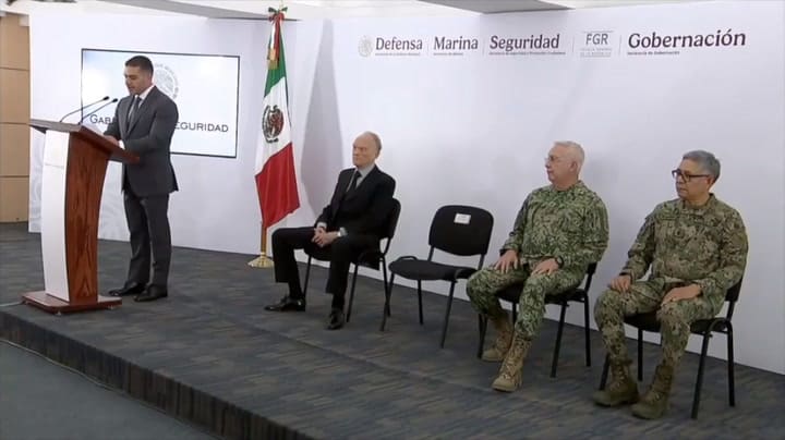 El Secretario de Seguridad de México habló sobre la masiva extradición de narcotraficantes hacia EE.UU.