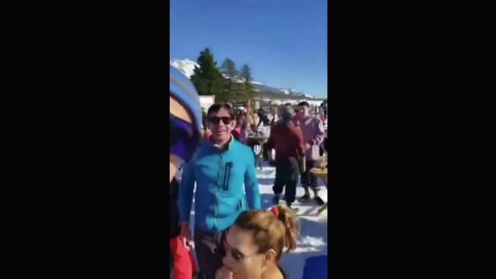 Cientos de personas rompieron la cuarentena en un centro de esquí