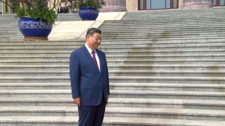 El saludo entre Donald Trump y Xi Jinping