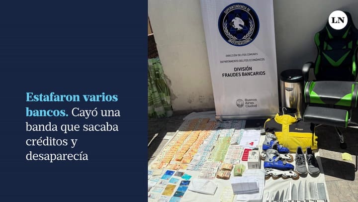 Cayó una banda de delincuentes que estafó a varios bancos