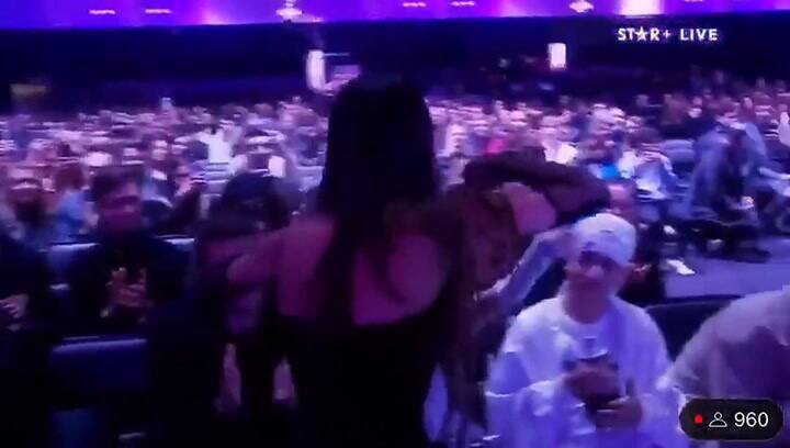 La reacción de Nicky Nicole cuando Tini gano un Gardel