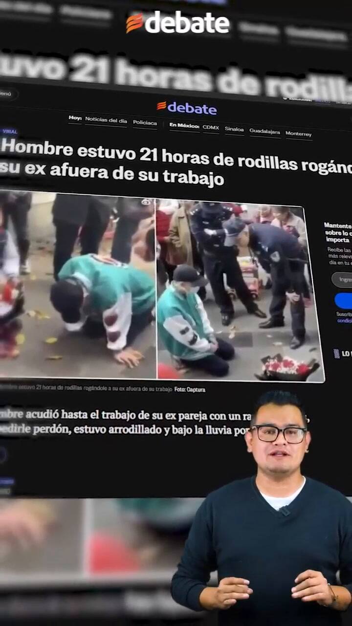 Estuvo 21 horas arrodillado