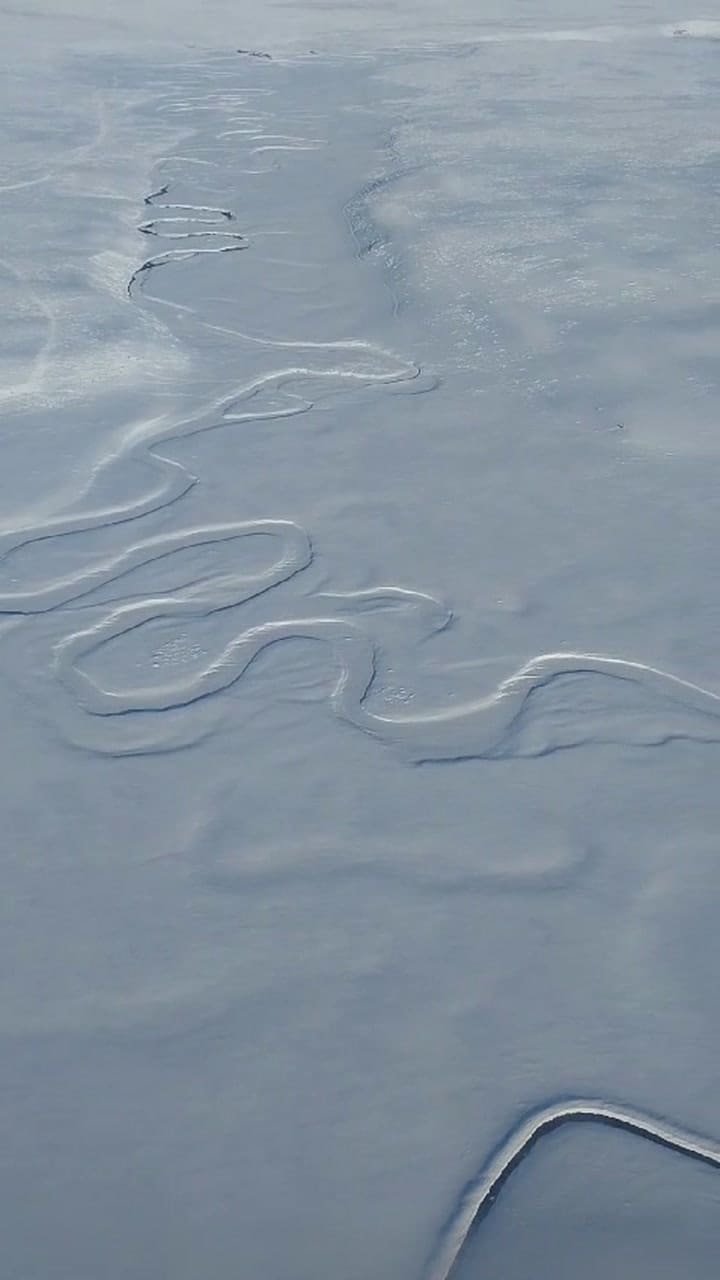 El rescate en la patagonia visto desde arriba
