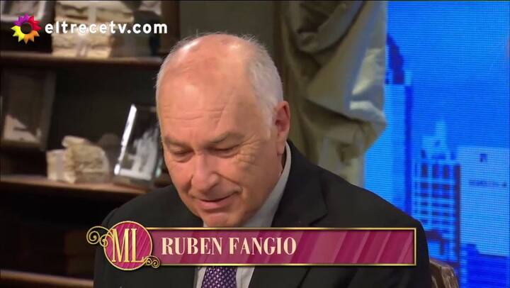 Rubén Fangio contó en la mesa de Mirtha cómo descubrió su identidad - Fuente: El Trece