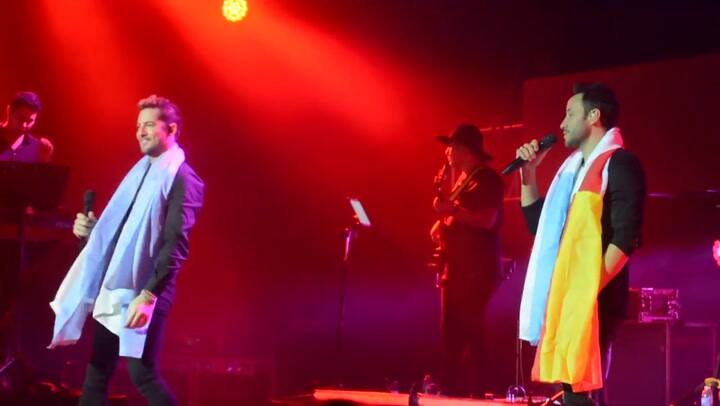 David Bisbal y Luciano Pereyra, 'Me enamoré de ti' - Fuente: YouTube