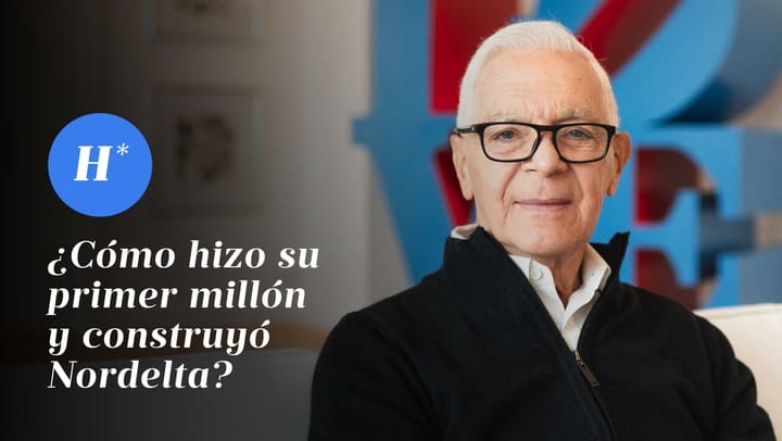 Eduardo Constantini con José del Rio en Hacedores