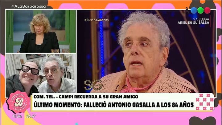 Campi recordo a Antonio Gasalla