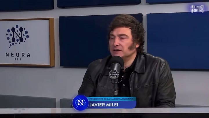 Milei con Fantino sobre cuanto emitió el kirchnerismo