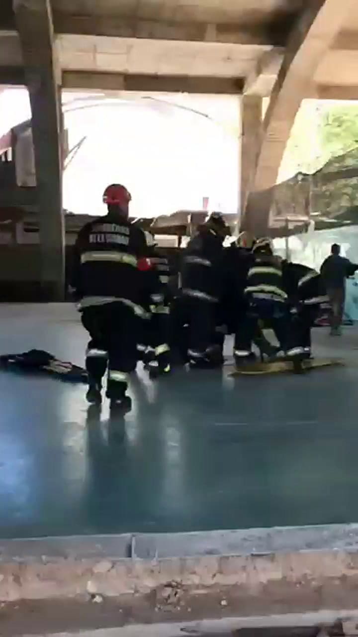 Así quedó la obra en construcción tras el derrumbe en Ferro