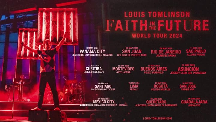 Louis Tomlinson volverá a tocar a la Argentina en 2024