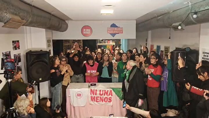 Conferencia de prensa del Colectivo Ni Una Menos