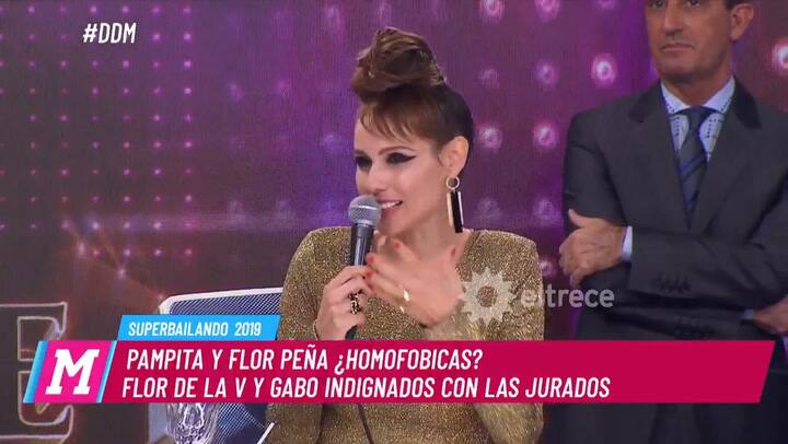 Flor de la V y Gabo Usandivaras indignados con Pampita y Flor Peña - Fuente: eltrece