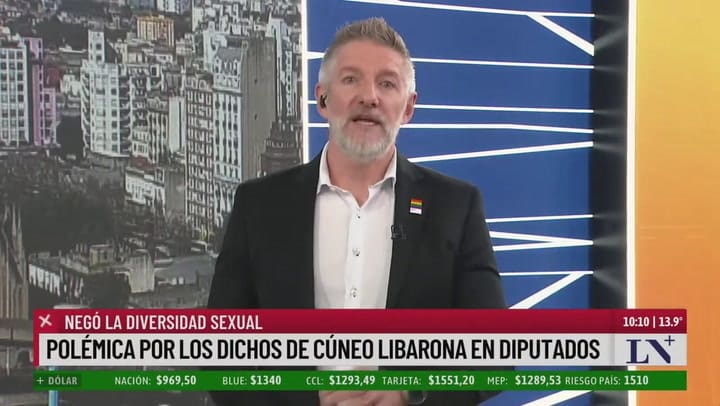 El descargo de Luis Novaresio en LN+ contra Cúneo Libarona