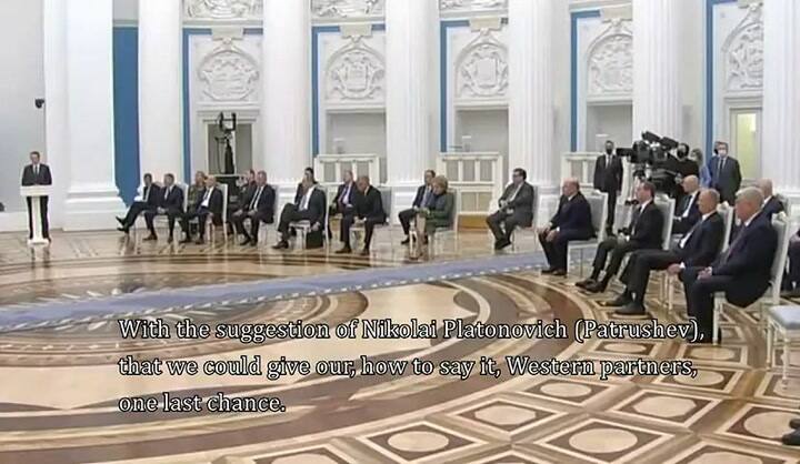 El presidente, Vladimir Putin humilló al jefe del Servicio de Seguridad del Exterior