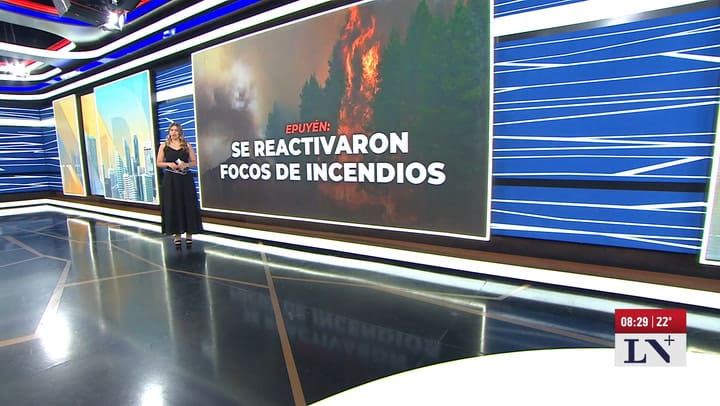 Nuevos focos de fuego en la Patagonia