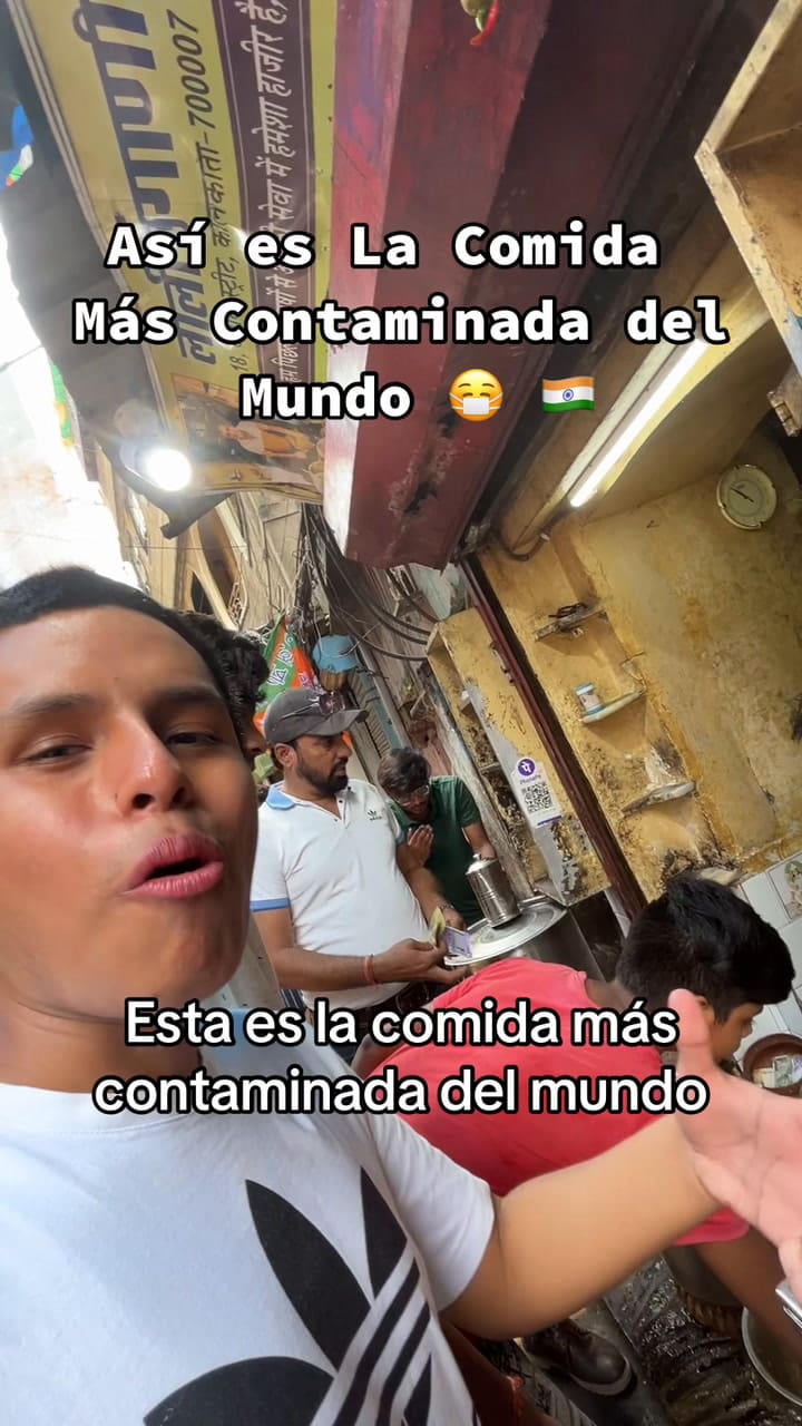 Oscar Curi, el influencer que mostró cómo es la gastronomía de la India