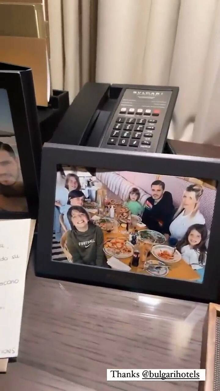 La romántica despedida de Wanda Nara y Mauro Icardi en Dubái