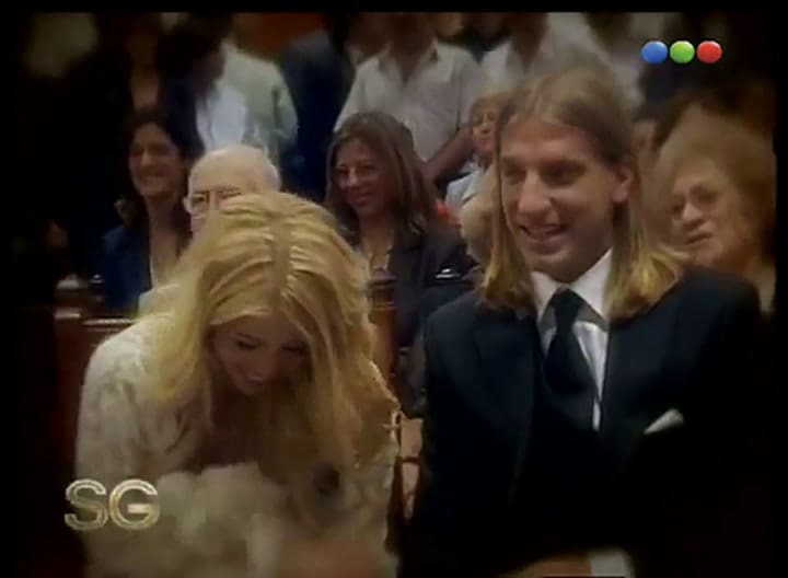 El casamiento de Wanda Nara y Maxi López, en 2008