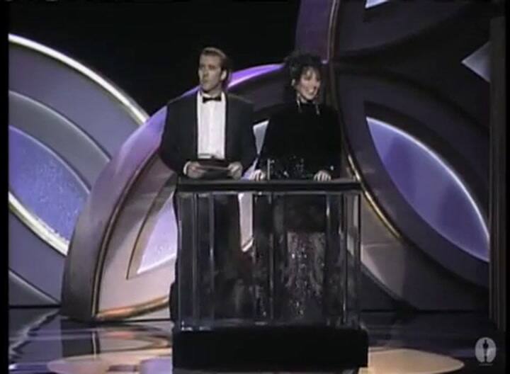 Sean Connery agradece el Oscar a mejor actor de reparto por Los Intocables