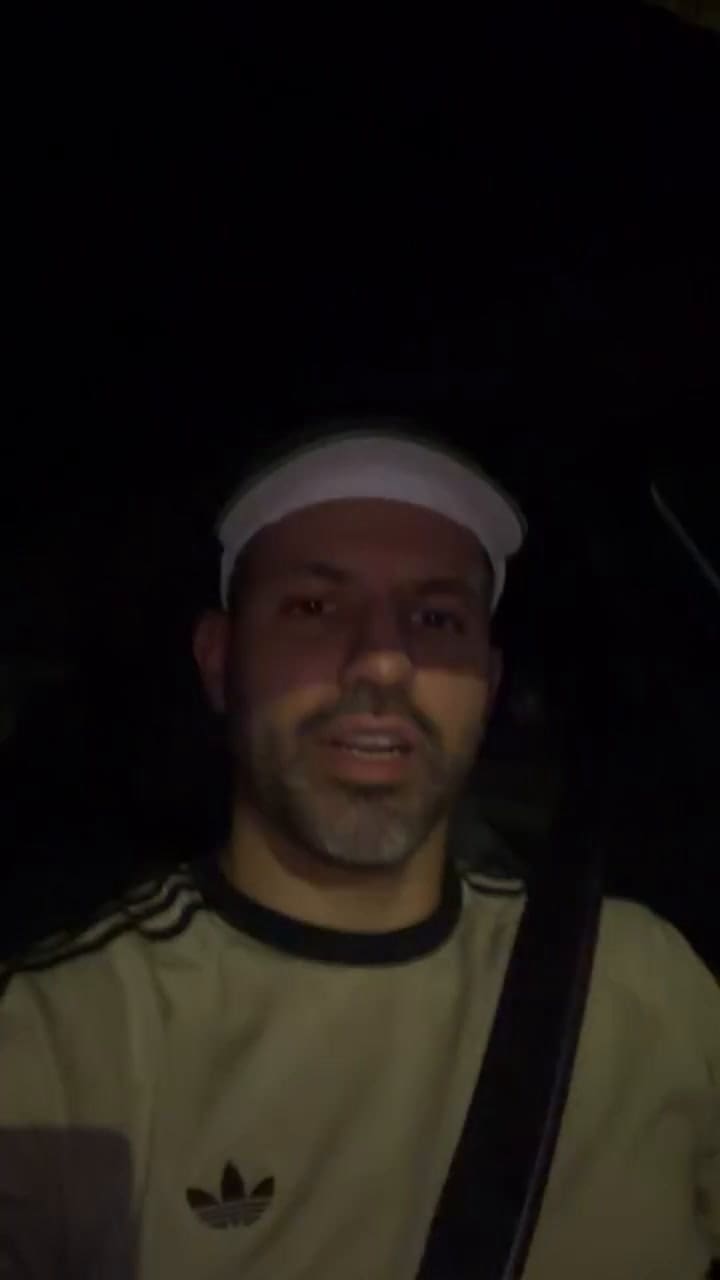 Sergio Agüero confirmó su lesión en el talón de Aquiles