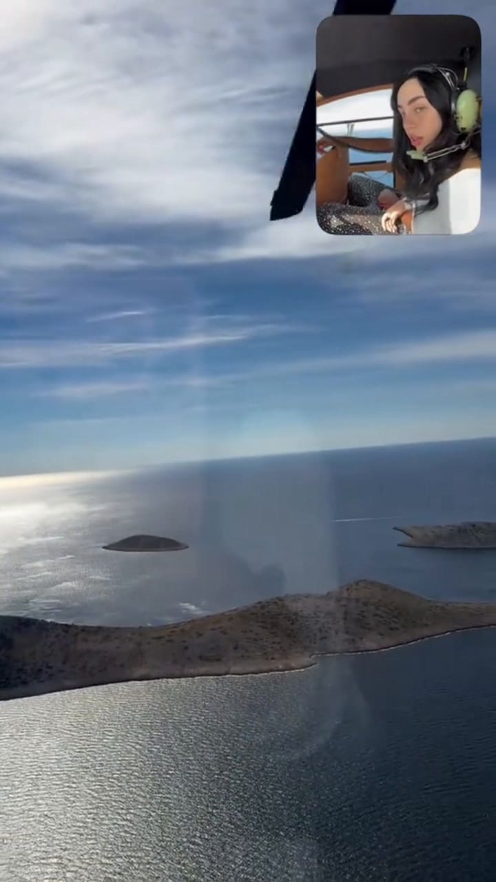 El posteo de Nicki Nicole en helicóptero con Lamine Yamal