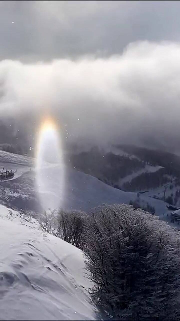 La misteriosa esfera de luz blanca en Bariloche