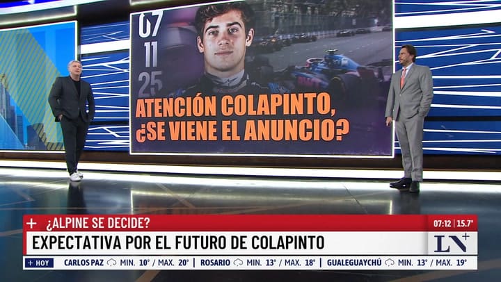 Inminente anuncio sobre Colapinto en Alpine